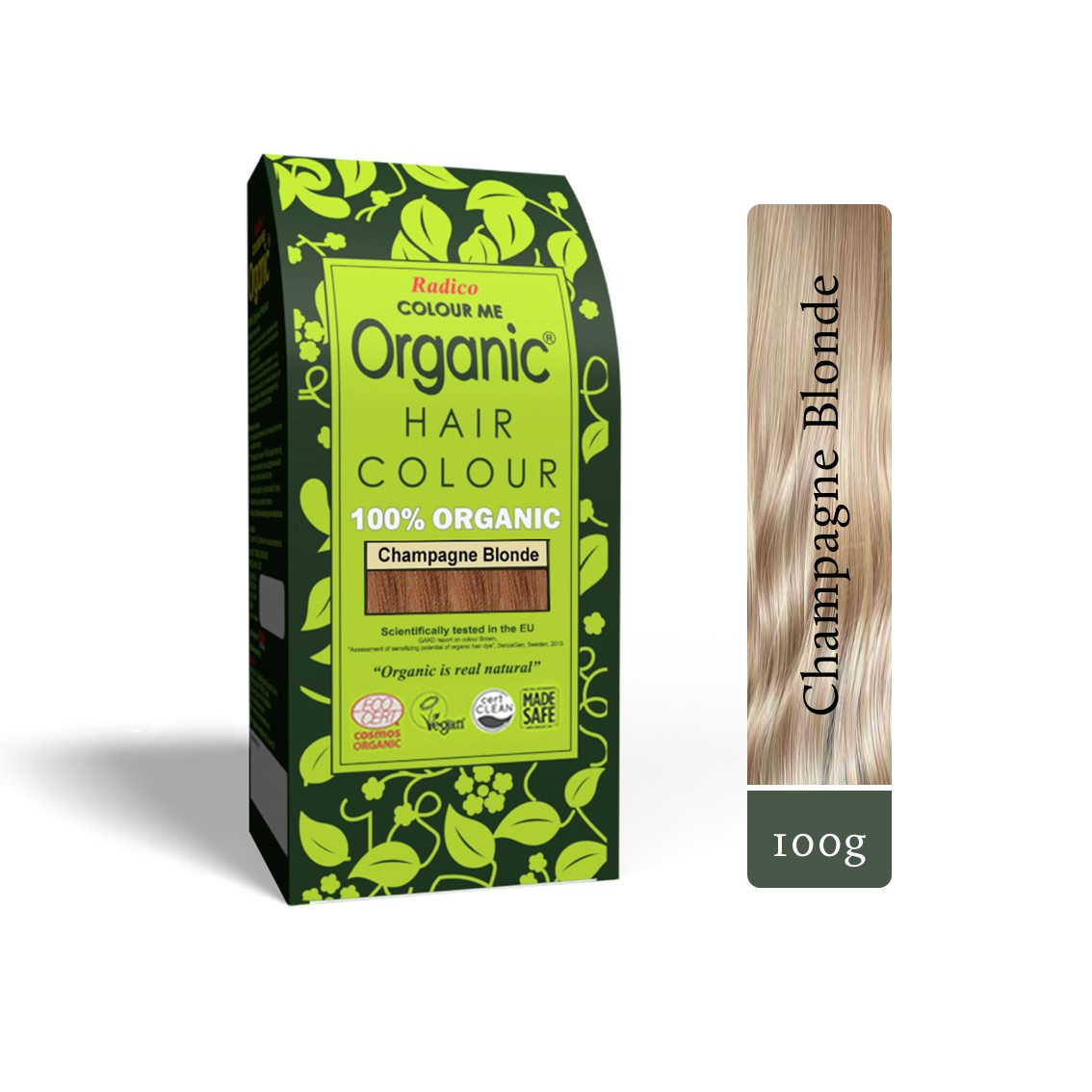Champagne Blonde – Organic Herbal Hair Color | Radico 100% Natural & Chemical-Free