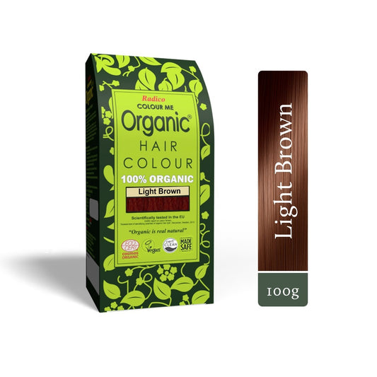 Light Brown – Organic Herbal Hair Color | Radico 100% Natural & Chemical-Free
